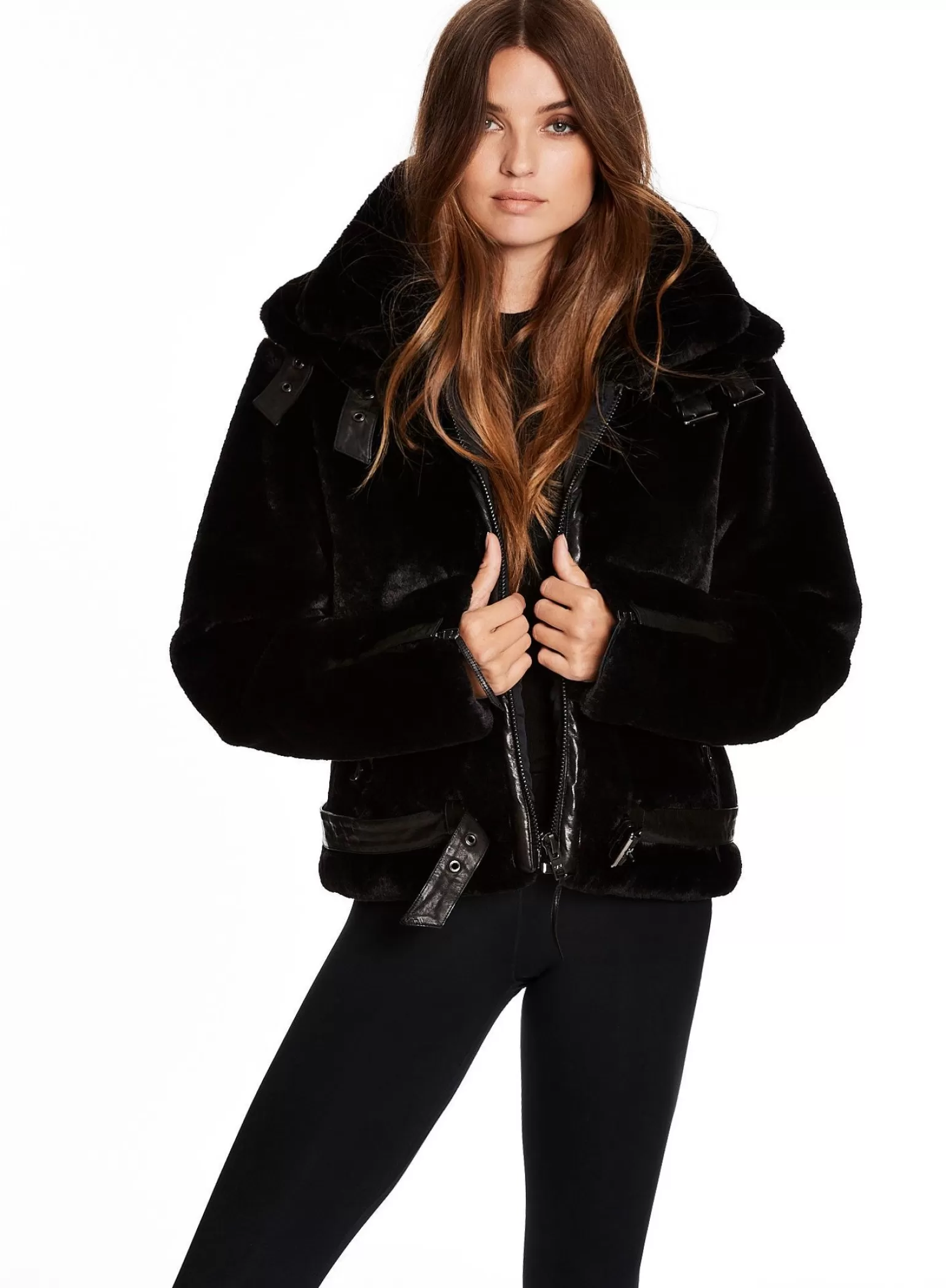 SAM Penelope | Women Vegan Leather & Faux Fur