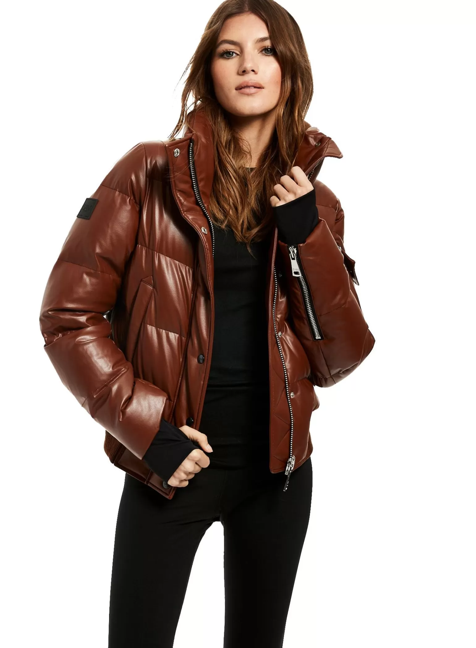 SAM Vegan Leather Cori | Women Vegan Leather & Faux Fur