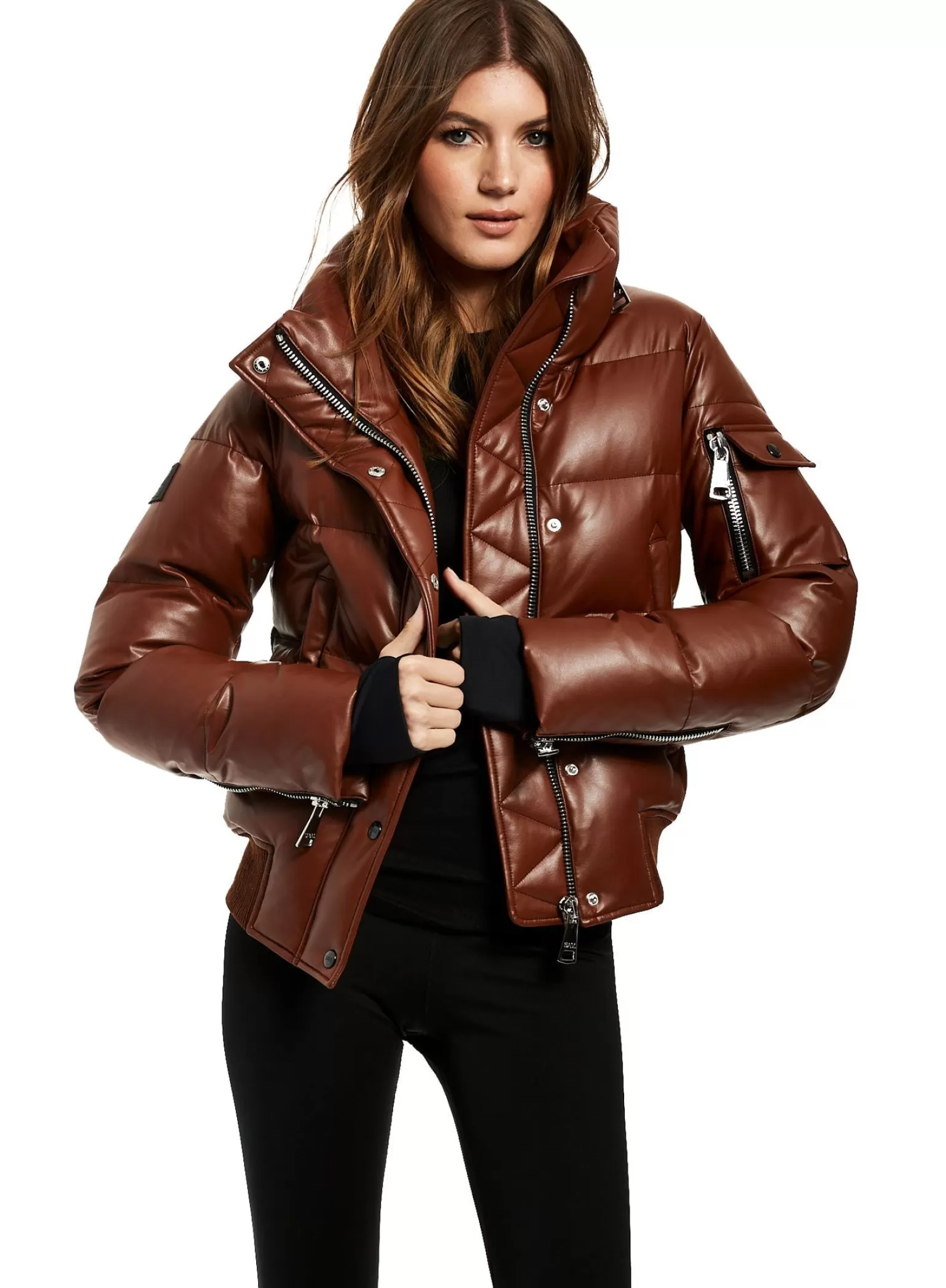 SAM Vegan Leather Cori | Women Vegan Leather & Faux Fur